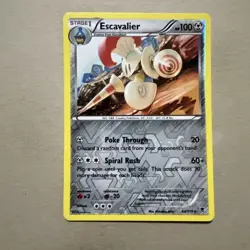 Pokemon TCG Escavalier Phantom Forces 64/119 Regular Rare - Image 3