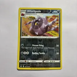 Whirlipede Reverse Holo - 106/198 - Chilling Reign Pokemon 2021 - Image 1