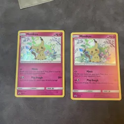 Mimikyu SM163 Pokemon Sun & Moon Promo Holo Rare X2 - Image 2