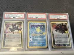 Pokemon- Celebrations Shining Magikarp, umbreon, and greninja Holo PSA 9 - Image 1