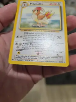 Pidgeotto 22/102 Base Set Pokemon Vintage LP-MP - Image 4