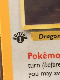 Pokemon Dragonite Holo First Edition Fossil, 4/162 PSA 7 - Image 3