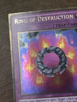 Ring of Destruction PGL2-EN063 Return of the Bling 1st Edition Gold Rare LP - Image 2