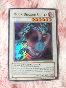YU-GI-OH! Moon Dragon Quilla ABPF-EN043 Ultra Rare 1st Edition - Image 1