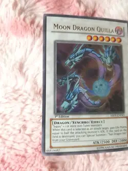YU-GI-OH! Moon Dragon Quilla ABPF-EN043 Ultra Rare 1st Edition - Image 2