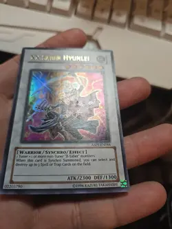 Yugioh XX-Saber Hyunlei ABPF-EN044 Ultra Rare LP Unl Ed - Image 4