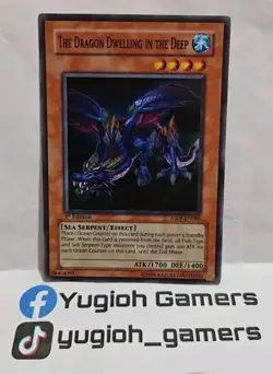 YUGIOH THE DRAGON DWELLING IN THE DEEP ABPF-EN086 1 ST EDITION SUPER LIGHT PLAYE - Image 1
