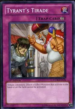 Tyrant's Tirade (STOR-EN078) - Common First ed. Yu-Gi-Oh! - Image 1