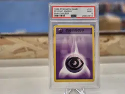 1999 POKEMON BASE SET SHADOWLESS #101 PSYCHIC ENERGY PSA 9 MINT 101/102 - Image 1