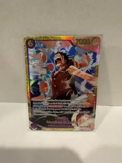 Monkey.D.Luffy EB02-061 SEC - One Piece TCG - English Card Near-Mint Secret Rare - Image 1
