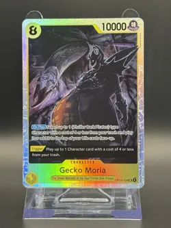 Bandai One Piece Card Game OP14 Gecko Moria Character Special Holo OP14-104 SR - Image 1