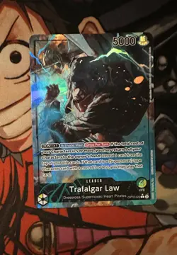 One Piece TCG - Trafalgar Law - Alt Art - Royal Blood - OP10-022 - English - Image 1