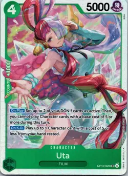 Uta OP13-023 SR Carrying On His Will NM - ONE PIECE GAME - Image 1