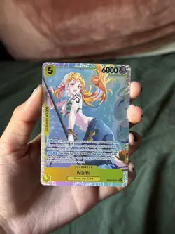 One Piece TCG - Nami PRERELEASE ENGLISH EB03-053 HEROINES SR - Near Mint - Image 1