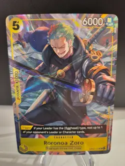One Piece: Roronoa Zoro OP07-113 Illustration Box Vol. 3 Foil Promo NM - Image 1