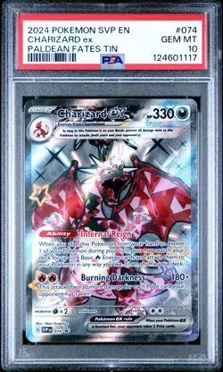 PSA 10 Charizard ex 074 Sv: Scarlet & Violet Promo Cards Holo - Image 1