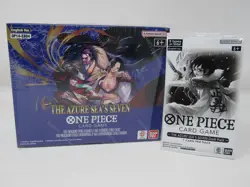 One Piece Card Game The Azure Sea's Seven Booster Box w/ Dash Pack - Image 1