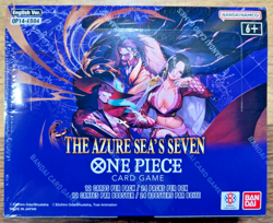 ONE PIECE CARD GAME THE AZURE SEA'S SEVEN BOOSTER BOX OP14 ENGLISH Sealed - Image 1