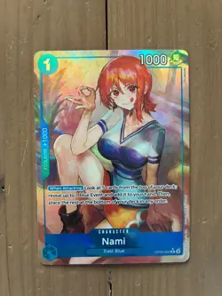 One Piece TCG Emperors in the New World OP09-050 Nami Alt Art Parallel Alternate - Image 1