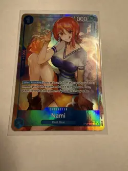 One Piece TCG: Emperors in the New World OP09-050 Nami (Alt Art/Parallel) - M/NM - Image 1