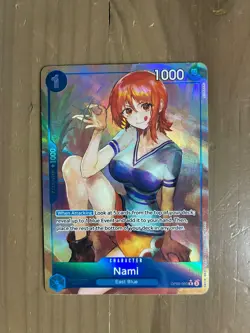 One Piece TCG Emperors in the New World OP09-050 Nami Alt Art Parallel Alternate - Image 1