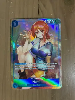 One Piece TCG Emperors in the New World OP09-050 Nami Alt Art Parallel Alternate - Image 1