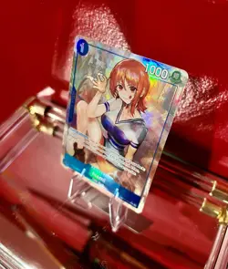 One Piece TCG NAMI OP09-050 Alt Art Rare Parallel Emperors In The New World NEW - Image 1
