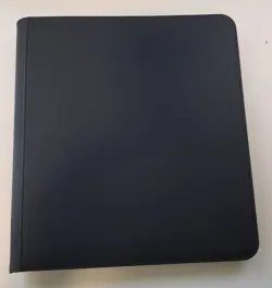 Pokemon Trading Card Binder-Zippered-12 Pocket 480 Pockets-FAST SHIPPING -BLACK - Image 1