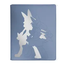 Elite Series Lucario 9 Pocket Zippered PRO Binder for Pokemon Holds 360 Cards - Image 1