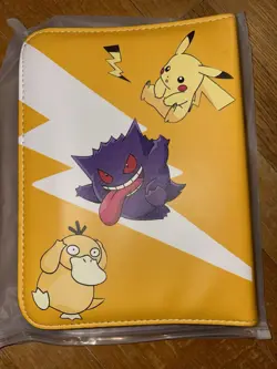 Full Zip Pokemon Cards Binder Holder Fits 400 Cards w/ 50 Removable Sleeves - Image 2