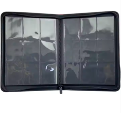 Pokemon Trading Card Binder with Zipper PU Leather 9 Pocket - 360 Card Capacity - Image 2