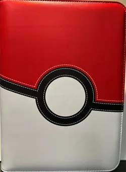 Pokemon Trading Card Binder with Zipper PU Leather 9 Pocket - 360 Card Capacity - Image 3