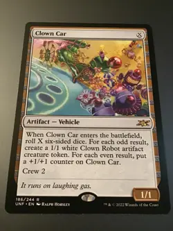 MTG Unfinity #186 Clown Car - Image 1