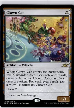 Clown Car Unfinity Regular MTG NM R 186/244 - Image 1