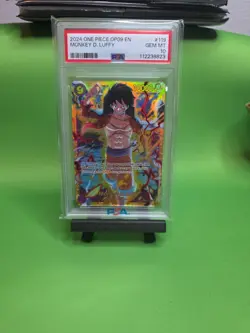 PSA 10 Monkey.D.Luffy (119) OP09-119 Emperors in the New World - Image 1