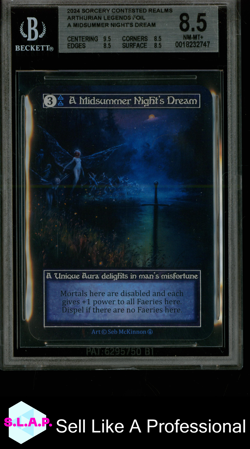 A MIDSUMMER NIGHT'S DREAM 2024 SORCERY CON REALMS ARTHURIAN LEG FOIL NNO BGS 8.5 - Image 1