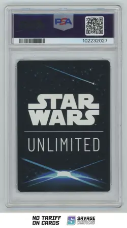 2024 Star Wars Unlimited SOR EN Hyperspace Foil Red Three PSA 8 #407 - Image 2