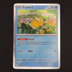 Pokemon TCG Card Psyduck MEP 007 Mega Evolutions Black Star Promo - NM - Image 1