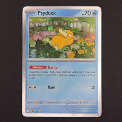 Pokemon TCG Card Psyduck MEP 007 Mega Evolutions Black Star Promo - NM - Image 1