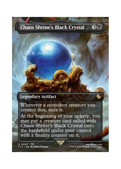 MTG FIC Chaos Shrine's Black Crystal 445 Regular - Image 1
