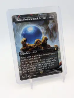 MTG - Chaos Shrine's Black Crystal - Borderless Regular Rare #445 FIC NM - Image 1