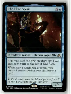 MTG The Blue Spirit 0090 Foil Avatar TLE NM - Image 1