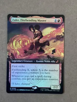 Zuko, Firebending Master - Foil - Extended Art - TLE - MTG - EN - NM - 0200 - Image 1