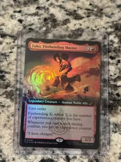 MTG Zuko, Firebending Master (Extended Art) Foil [M 0200] - NM - Avatar - Image 1