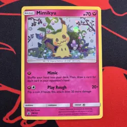 Pokemon TCG Mimikyu Black Star Promo SM163 LP - Image 1
