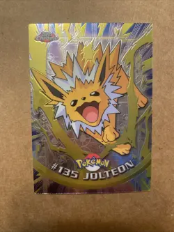 Pokemon Topps Chrome Jolteon #135 Trading Card RARE - Image 1