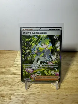 Pokemon TCG Wally's Compassion 186/132 Special Illustration Rare Mega Evolution - Image 1