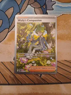 Wally's Compassion Special Illustration Rare Pokemon TCG Mega Evolution 186/132 - Image 1