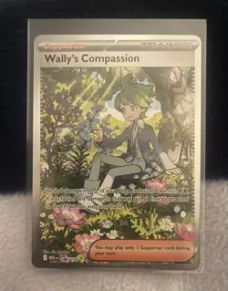 Wally's Compassion 186/132 Special Illustration Rare Mega Evolution Pokemon TCG - Image 2