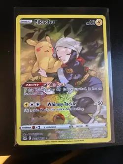 Pokemon TCG Pikachu TG05/TG30 Holo Rare Lost Origin Full Art NM - Image 1